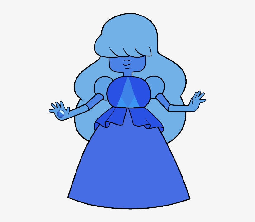 Homeworld Sapphire - Sapphire The Crystal Gems, transparent png #1330635