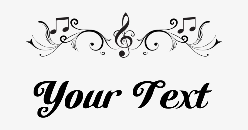 Personalized Music Border Tote Bag - Personalized Nurse Doctor Gift Note Cards, transparent png #1330709