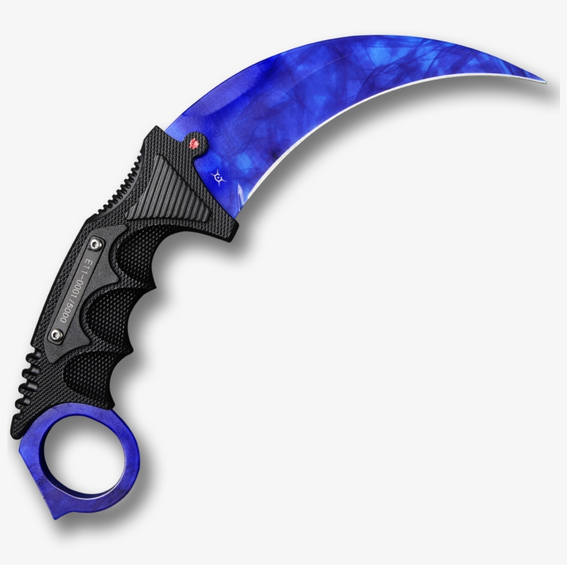 Karambit Elite Sapphire Karambit Csgo Free Transparent PNG Download