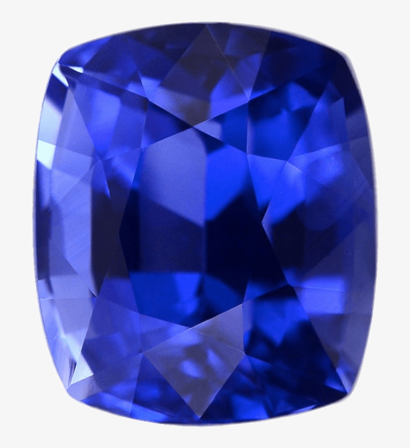 Miscellaneous - Cornflower Gemstone Cushion Shape Lotus Cert 2.11 Ct, transparent png #1330847