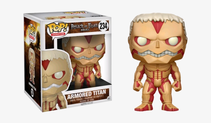 Attack On Titan - Armored Titan Funko Pop, transparent png #1330853