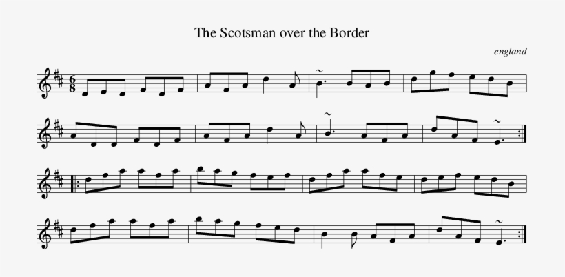 Listen To Scotsman Over The Border, The - Merry Blacksmith Sheet Music, transparent png #1331275