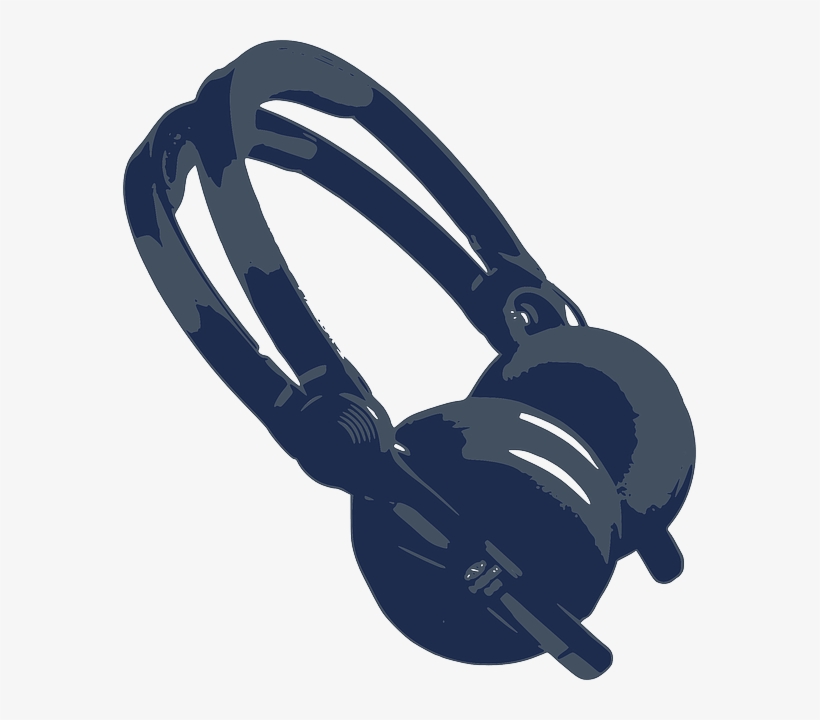 Headphones Music Drawing Cartoon Free Audio - Headphone Clipart Png Transparent, transparent png #1331297