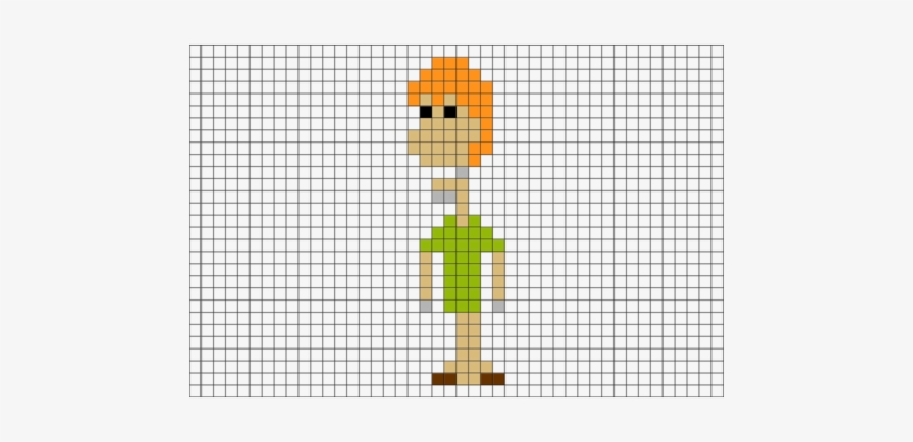 Shaggy Scooby Doo Pixel Art, transparent png #1331848
