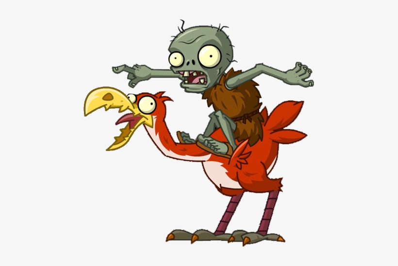 Bird Rider Zombie Character - Plants Vs Zombie 2 Zombies, transparent png #1331916