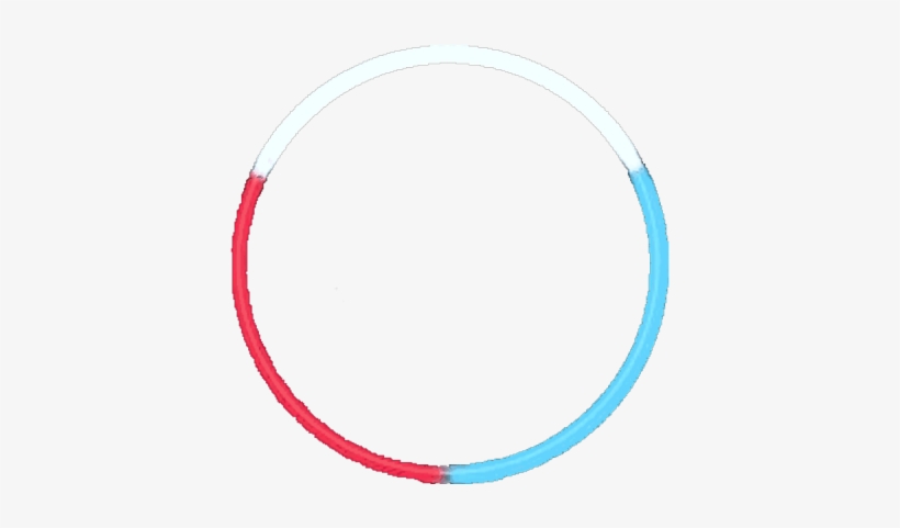 So105 R W B Glow Necklace - Circle, transparent png #1331918