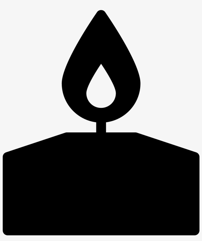Spa Candle Filled Icon - Candle, transparent png #1332065