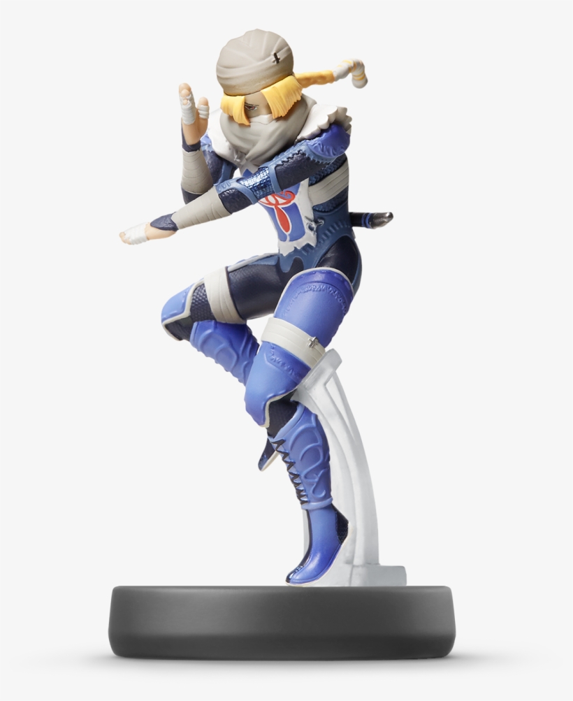 Amiibo Sheik - Twilight Link Smash Bros Amiibo, transparent png #1332343