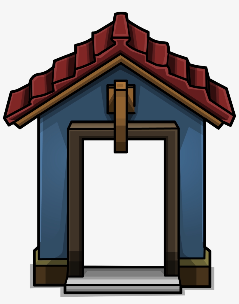 Cozy Blue Door Sprite 004 - Door Sprite Png, transparent png #1332401