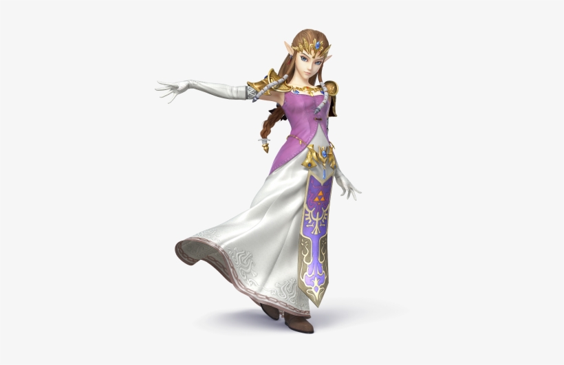 Princess Zelda In Super Smash Bros - Nintendo Amiibo Zelda Skyward Sword, transparent png #1332971