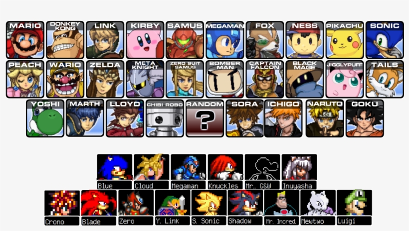 Super Smash Flash Characters, transparent png #1333017