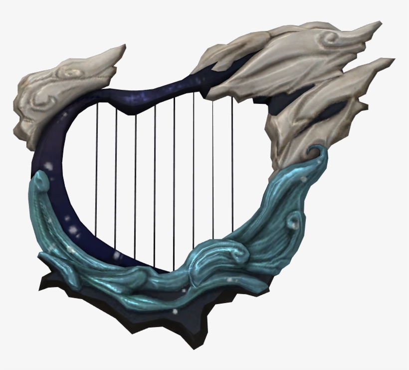 Harp Transparent Background Png - Goddess Harp Hyrule Warriors, transparent png #1333037