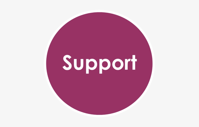 Support Icon - Pink Closed, transparent png #1333115