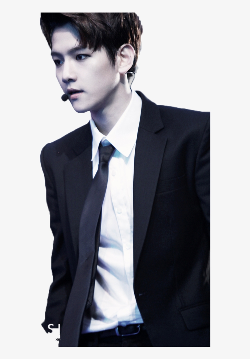Previous - Exo Baekhyun Black Suit, transparent png #1333241