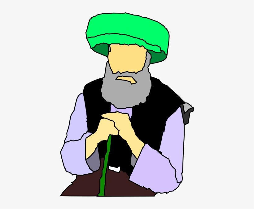 Small - Muslim Old Man Clipart, transparent png #1333376