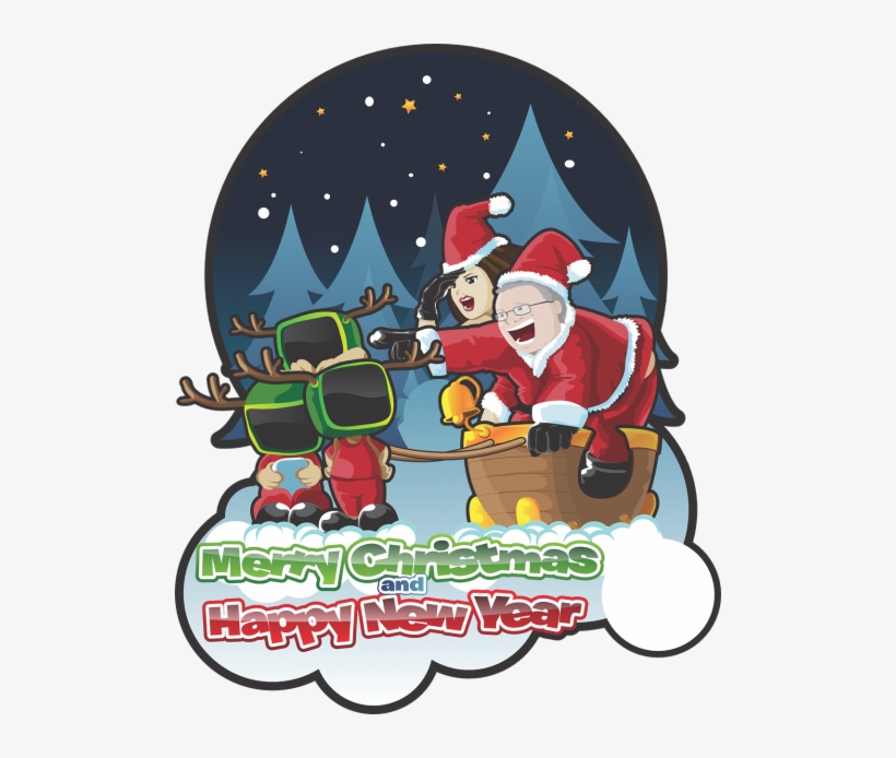 Background ,merry,card, - Frohe Weihnachten Und Ein Guten Rutsch Ins Neue Grußkarte, transparent png #1333642