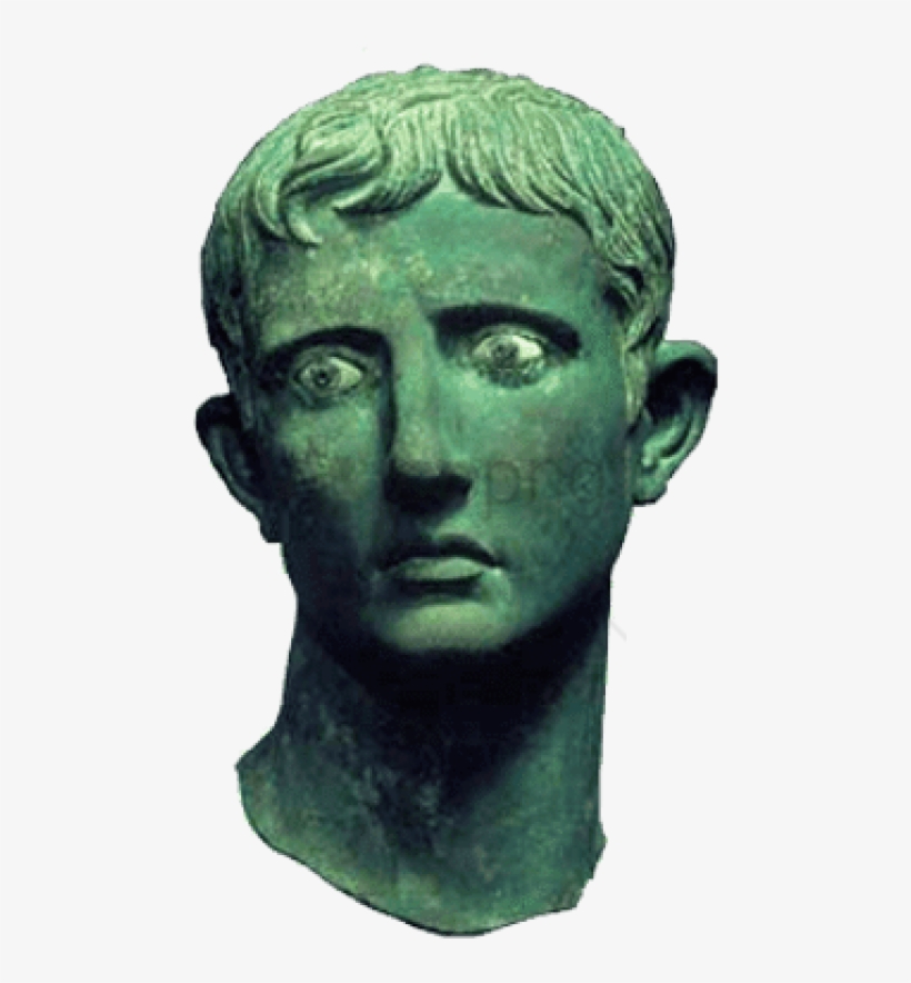 Augustus Bust - Under The Eyes Of Augustus, transparent png #1333666
