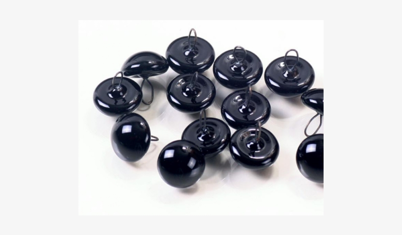 Black Shiny 20mm German Made - Toy, transparent png #1333695
