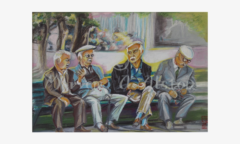 The Listener By Morven A - Painting, transparent png #1333788