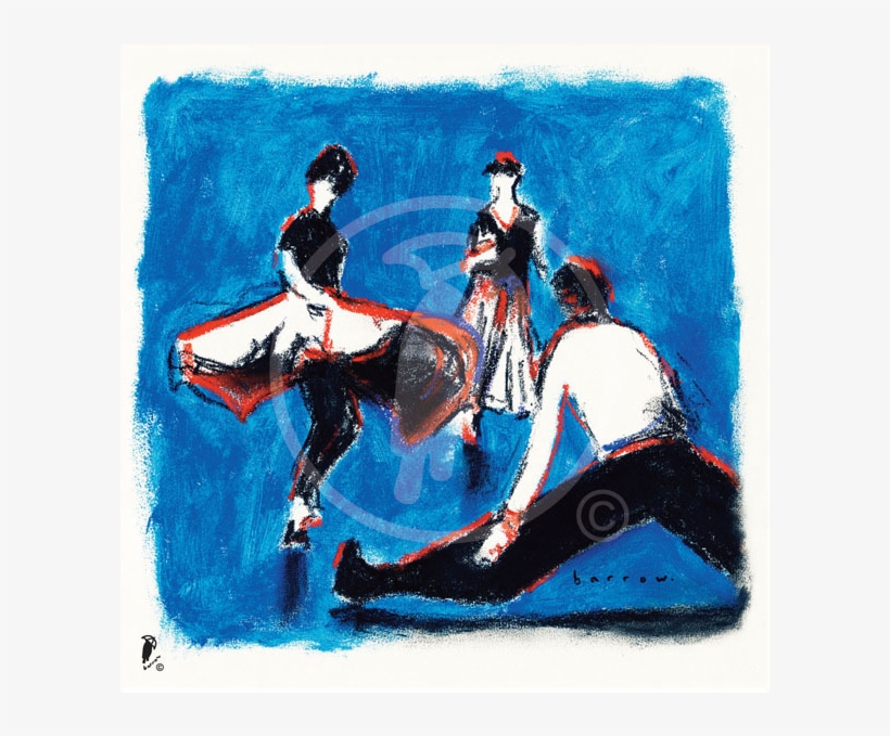 Blue Dancer - Painting, transparent png #1333949