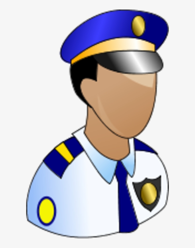 Vector Clip Art - Police Man, transparent png #1334061