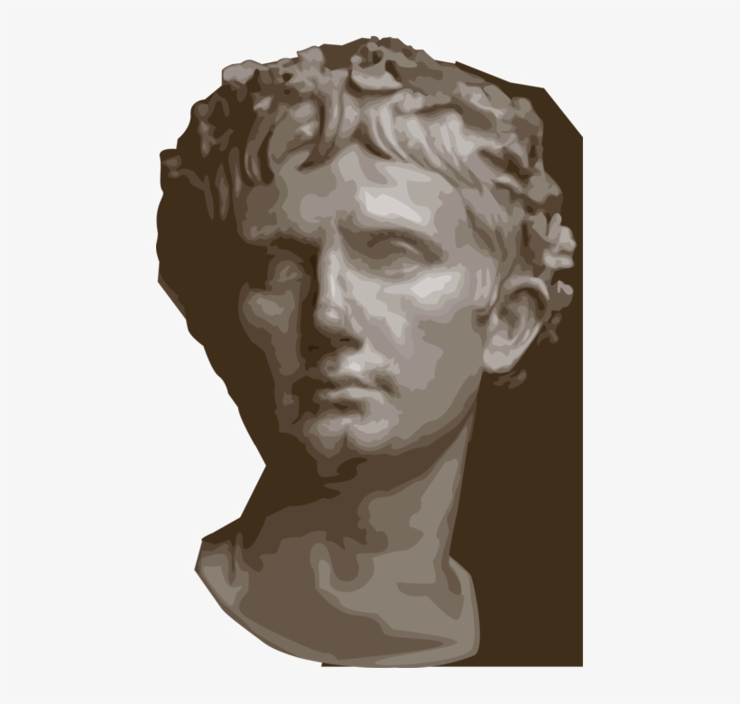 Vector Illustration Of Caesar Augustus Founder Of Roman - Horace: Odes And Epodes (english And Latin) [book], transparent png #1334082