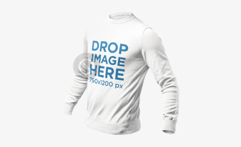 Placeit Invisible Model Mockup - T Shirt Long Sleeve Mockup, transparent png #1334195