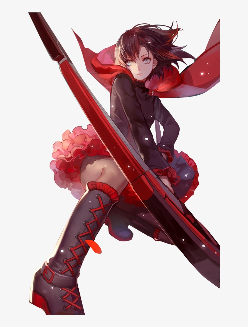 Rubyrose - Ruby Rose Anime Rwby, transparent png #1334478