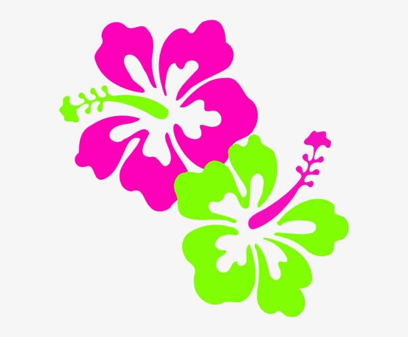 Daisy Flower Clipart At Getdrawings - Neon Green And Pink, transparent png #1334573