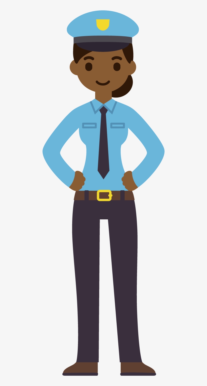 Jpg Royalty Free Library Cartoon Animation A Uniformed - Policeman Animation, transparent png #1334575