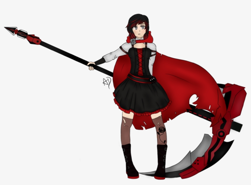 Ruby Rose By Absolutedespair - Rwby Ruby Rose Volume 4 Outfit, transparent png #1334595