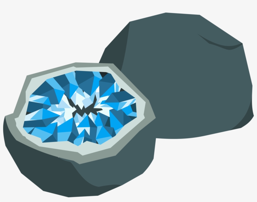 Artist Sollace Gem Geode No Pony - Mlp Gem Vectors, transparent png #1334596
