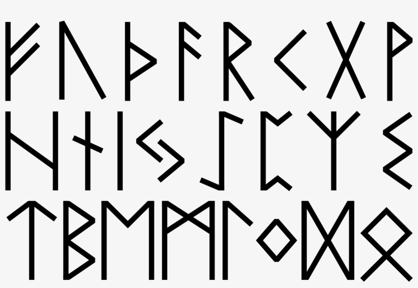 Open - Die Schrift Der Germanen, transparent png #1334697