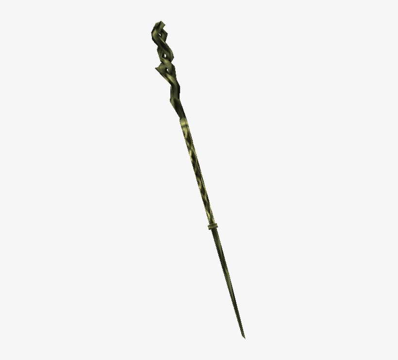 Manikin-oak Staff - Sword Clipart Png, transparent png #1334744