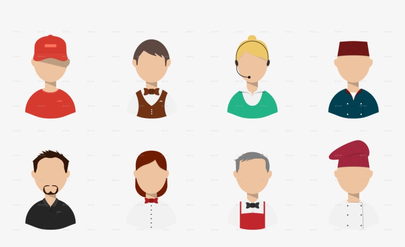 Restaurant Staff Characters Restaurant Staff Characters, transparent png #1334842