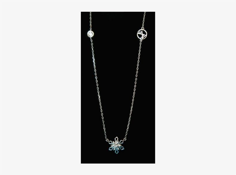 Snowflake Korean Style 925 Sterling Silver Necklace - 925 Sterling Silver, transparent png #1334996