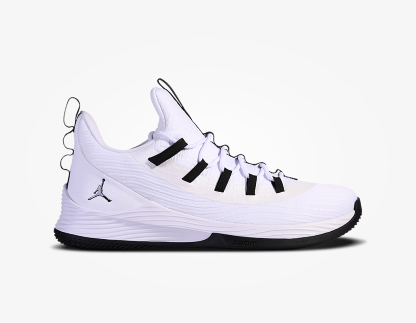 Jimmy Butler - £100 - - Nike Air Jordan Ultra Fly 2 Low White Black Jimmy Butler, transparent png #1335716