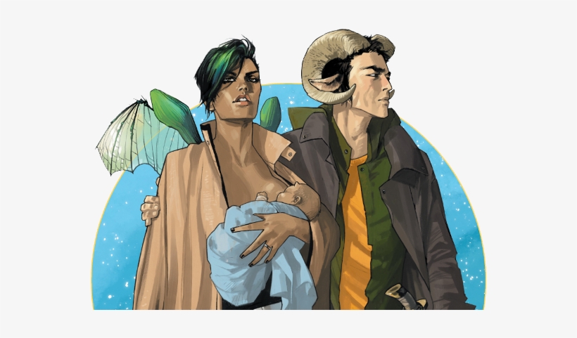 A Cover From The Comic Saga - Saga [book], transparent png #1335811