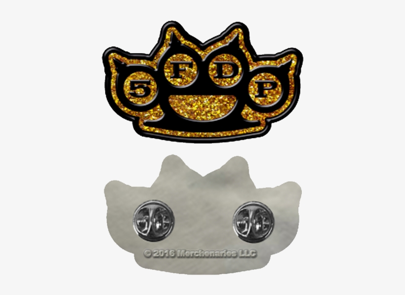 Brass Knuckles Pin - Five Finger Death Punch, transparent png #1335925