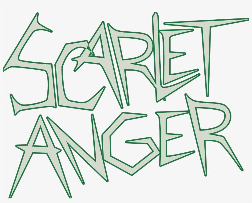 Scarlet Anger Old Long Green Logo - Line Art, transparent png #1336007