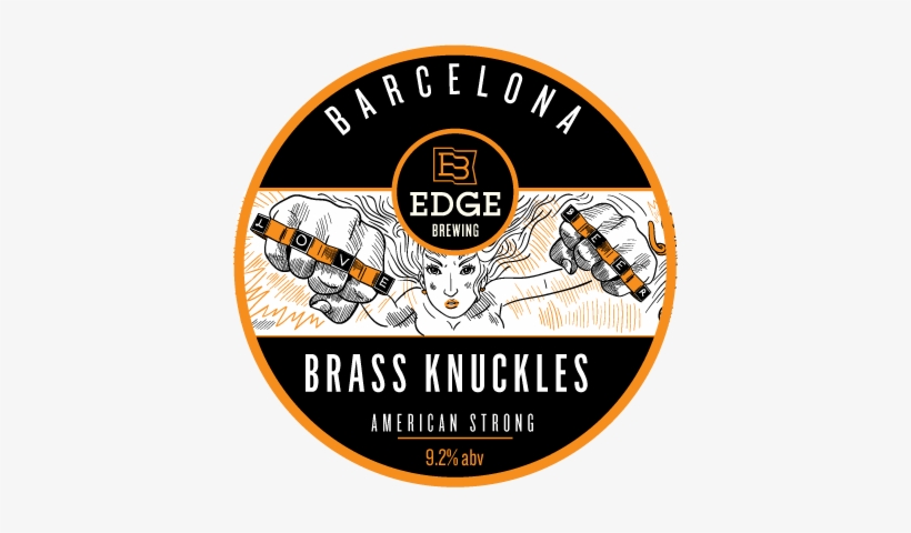 Edge Brass Knuckles - Edge Brewing Brass Knuckles, transparent png #1336045