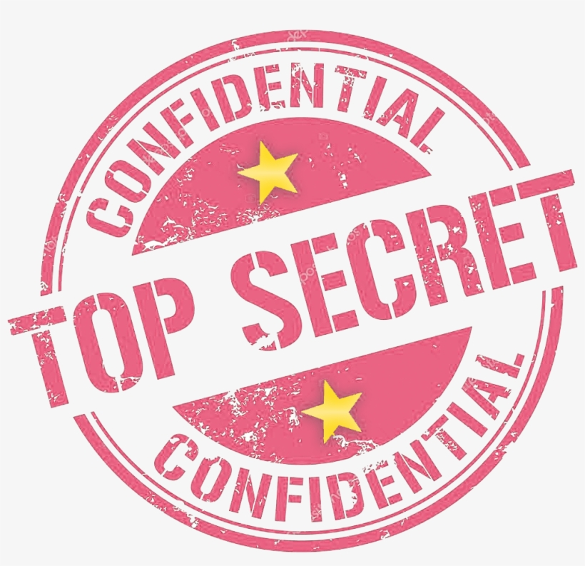 Top Secret Stamp - Top Secret, transparent png #1336108