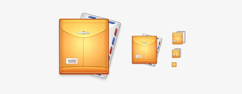 Useful Icons For Your Next Design - Mail A Manila Envelope, transparent png #1336182