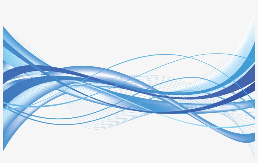 Blue Abstract Lines Png Transparent Image - Blue Line Abstract Png, transparent png #1336335