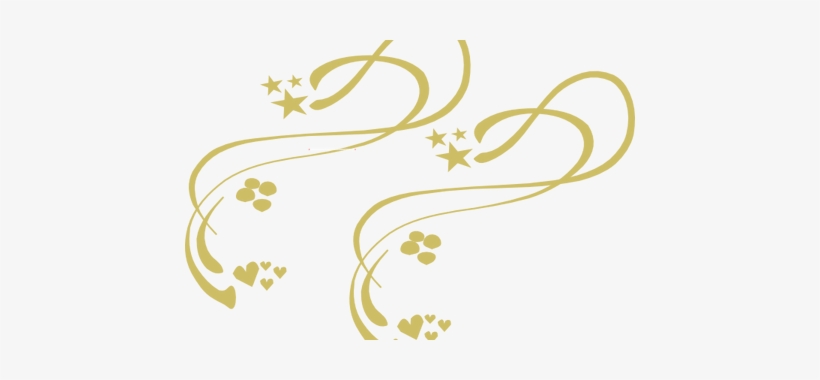 Golden Vector Line Png - Decorative Vines Clip Art, transparent png #1336608