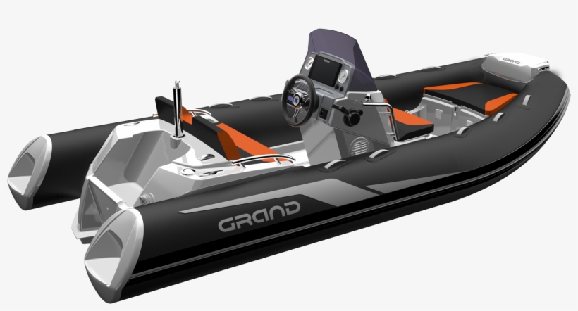 Grand 420 Golden Line - Inflatable Boat, transparent png #1336813