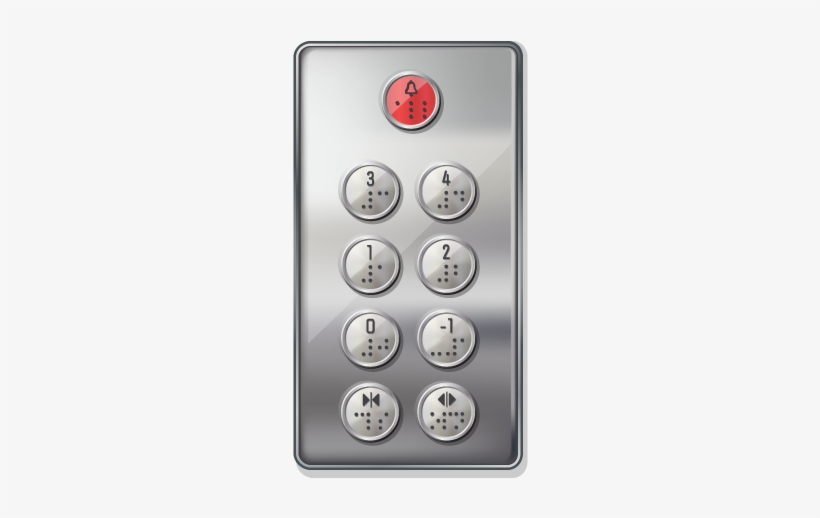 Goldenline Elevators Control Panel - Elevator Control Panel Png, transparent png #1336836