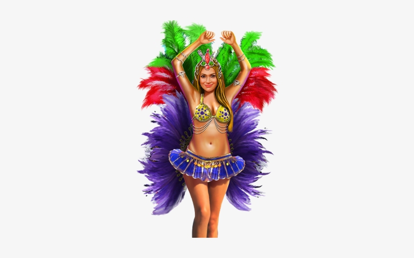 Carnival Girl Costume Png, transparent png #1336941