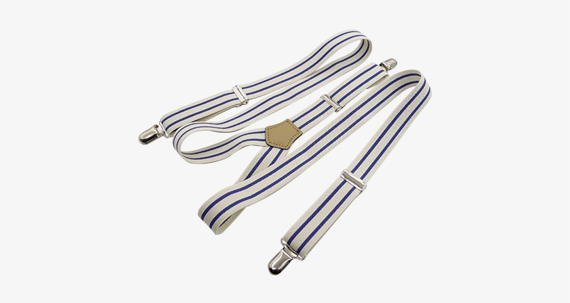Blue Lines Unisex Suspenders - Cable, transparent png #1337047