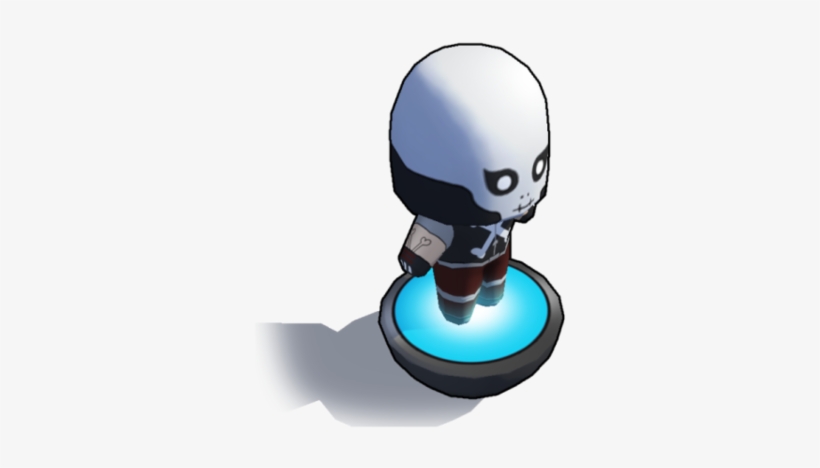 Crossbones Bobblehead - Cartoon, transparent png #1337183